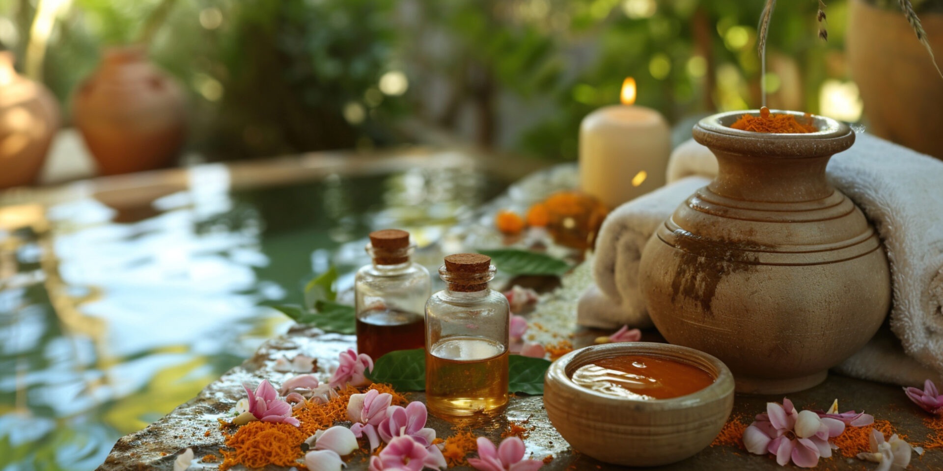 Ayurveda therapy setting at PRAYOG